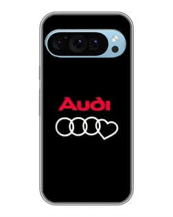 Чехол для Google Pixel 9 с картинкой «Логотип Audi Heart»
