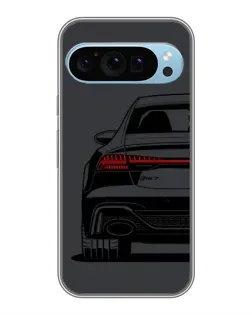 Чехол для Google Pixel 9 с картинкой «Задняя часть Audi — арт»