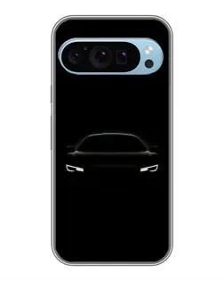 Чехол для Google Pixel 9 с картинкой «Взгляд Audi в темноте»