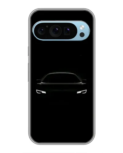 Чехол для Google Pixel 9 с картинкой «Взгляд Audi в темноте»