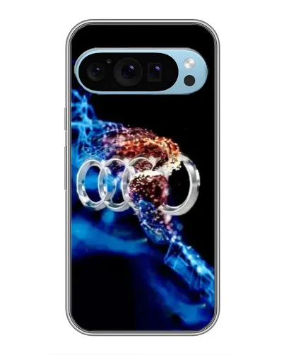 Чехол для Google Pixel 9 с картинкой «Энергия лого Audi»