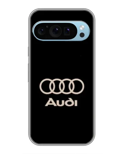 Чехол для Google Pixel 9 с картинкой «Audi — золотой логотип»