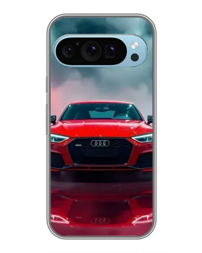 Чехол для Google Pixel 9 с картинкой «Audi RS — красный стиль»