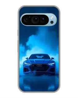 Чехол для Google Pixel 9 с картинкой «Audi — голубая энергия»