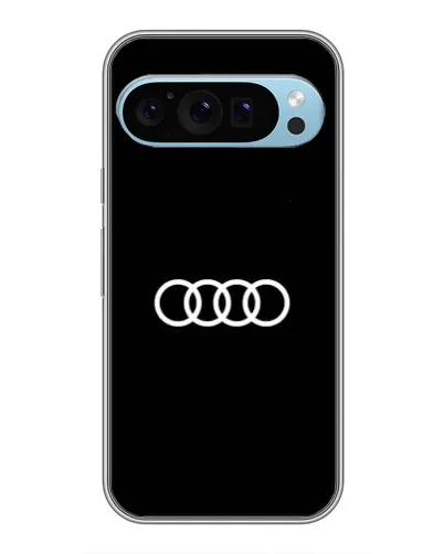 Чехол для Google Pixel 9 с картинкой «Audi White Logo»