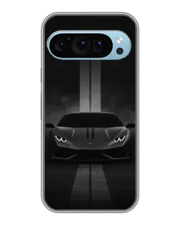 Чохол для Google Pixel 9 з картинкою «Lamborghini симетрія доріг»