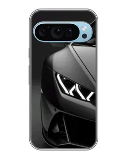 Чохол для Google Pixel 9 з картинкою «Lamborghini фари деталізація»