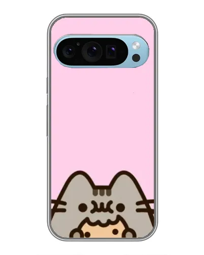 Чехол для Google Pixel 9 с картинкой «Pusheen и печенье»