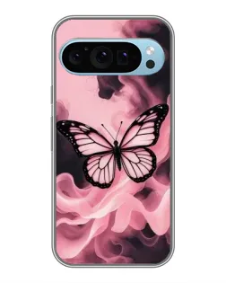 Чохол для Google Pixel 9 з картинкою «Метелик у диму»
