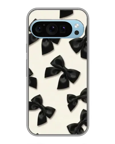 Чохол для Google Pixel 9 з картинкою «Чорні бантики»