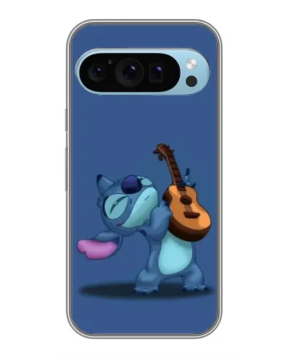 Чехол для Google Pixel 9 с картинкой «Стич с укулеле»