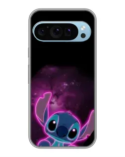 Чехол для Google Pixel 9 с картинкой «Неоновый Stitch»