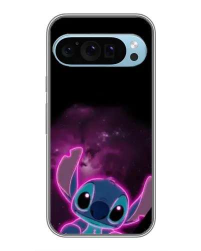 Чехол для Google Pixel 9 с картинкой «Неоновый Stitch»