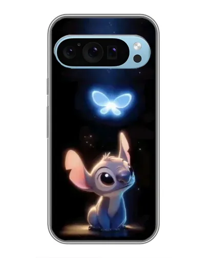 Чехол для Google Pixel 9 с картинкой «Сияющий Стич»
