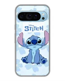 Чехол для Google Pixel 9 с картинкой «Stitch среди цветов»