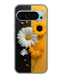Чохол для Google Pixel 9 з картинкою «Соняшник та ромашка»
