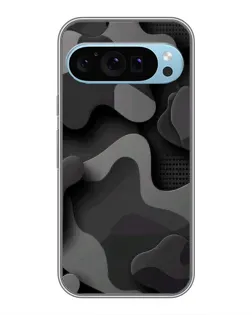 Чохол для Google Pixel 9 з картинкою «Темний абстрактний камуфляж»