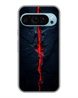 Чохол для Google Pixel 9 з картинкою «Червона лавова тріщина»