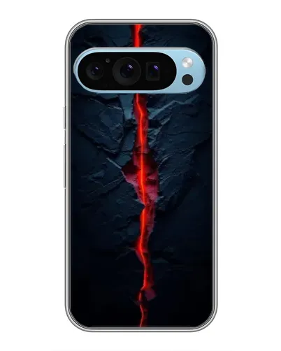 Чохол для Google Pixel 9 з картинкою «Червона лавова тріщина»