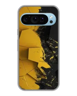 Чохол для Google Pixel 9 з картинкою «Золоті уламки геометрії»