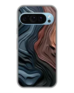 Чохол для Google Pixel 9 з картинкою «Кольорові хвилі каньйону»