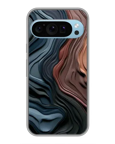 Чохол для Google Pixel 9 з картинкою «Кольорові хвилі каньйону»