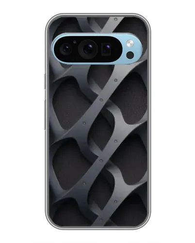 Чохол для Google Pixel 9 з картинкою «Об'ємне сіре плетіння»