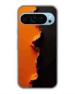 Чохол для Google Pixel 9 з картинкою «Помаранчевий розлом»