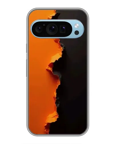 Чохол для Google Pixel 9 з картинкою «Помаранчевий розлом»