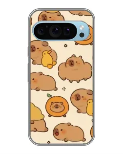Чехол для Google Pixel 9 с картинкой «Капибары с апельсинами»
