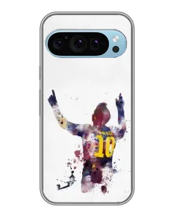 Чехол для Google Pixel 9 с картинкой «Акварельный Месси Барселона»