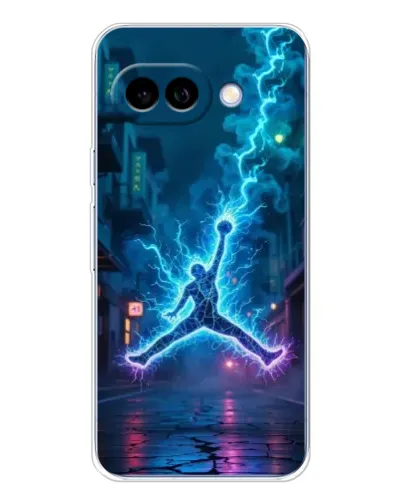 Чохол для Google Pixel 9A з картинкою «Jordan Gold Jumpman»