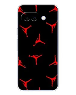 Чохол для Google Pixel 9A з картинкою «Jordan Red Pattern»