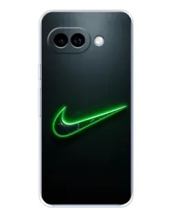 Чохол для Google Pixel 9A з картинкою «Неоновий контур Nike»