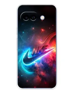 Чохол для Google Pixel 9A з картинкою «Вогняний логотип Nike»