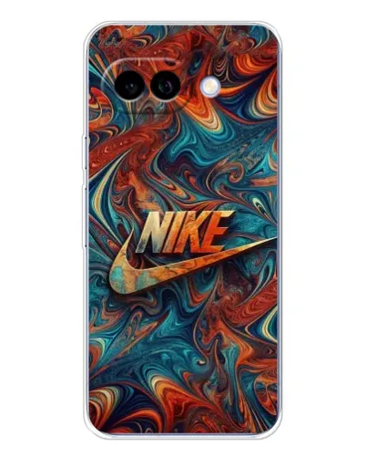 Чохол для Google Pixel 9A з картинкою «Nike в абстракції»
