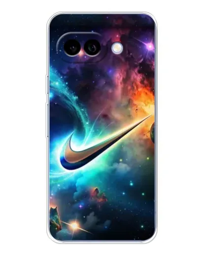 Чохол для Google Pixel 9A з картинкою «Космічний Nike Swoosh»