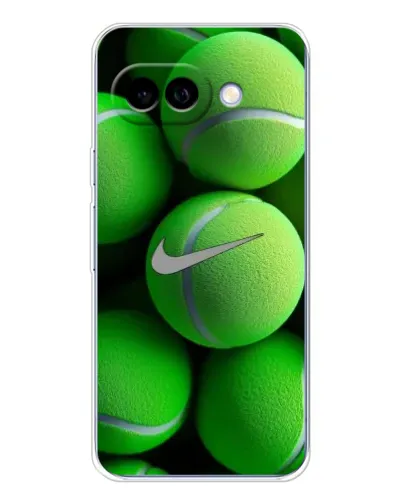 Чохол для Google Pixel 9A з картинкою «Тенісні м'ячі Найк»