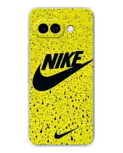 Чохол для Google Pixel 9A з картинкою «Жовтий текстурний Nike»