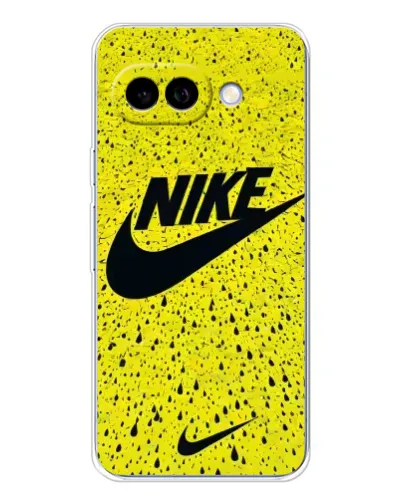 Чохол для Google Pixel 9A з картинкою «Жовтий текстурний Nike»