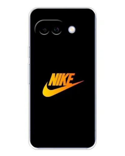 Чохол для Google Pixel 9A з картинкою «Золотий логотип Nike»