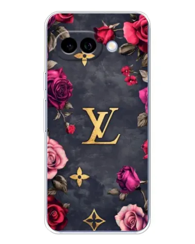 Чохол для Google Pixel 9A з картинкою «Квітковий Louis Vuitton»