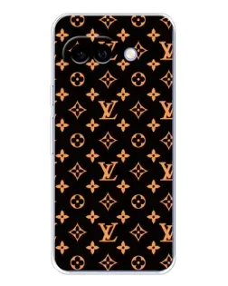 Чохол для Google Pixel 9A з картинкою «Золота монограма LV»
