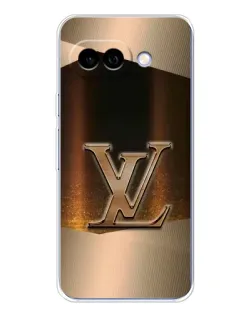 Чохол для Google Pixel 9A з картинкою «LV — золоте сяйво»