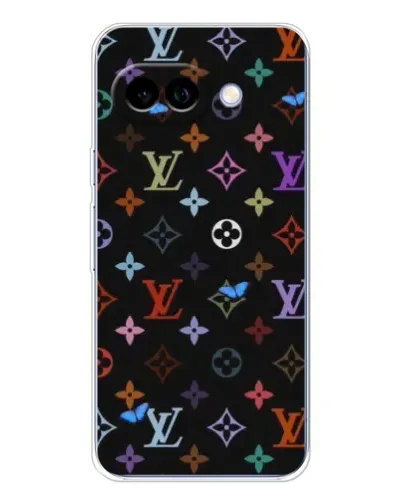 Чохол для Google Pixel 9A з картинкою «Кольорова монограма LV»