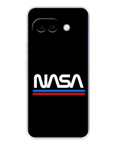Чохол для Google Pixel 9A з картинкою «NASA — класика Red Blue»