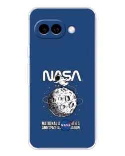 Чохол для Google Pixel 9A з картинкою «NASA — місячна місія»