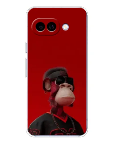 Чохол для Google Pixel 9A з картинкою «Bored Ape в червоному»