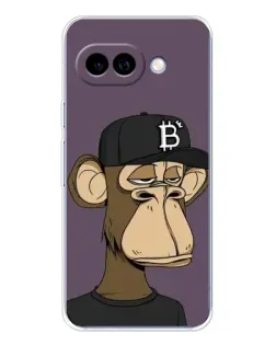 Чохол для Google Pixel 9A з картинкою «Bored Ape в кепці»