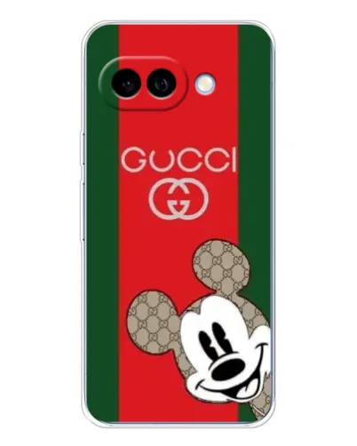 Чохол для Google Pixel 9A з картинкою «Gucci — смуги та Міккі»